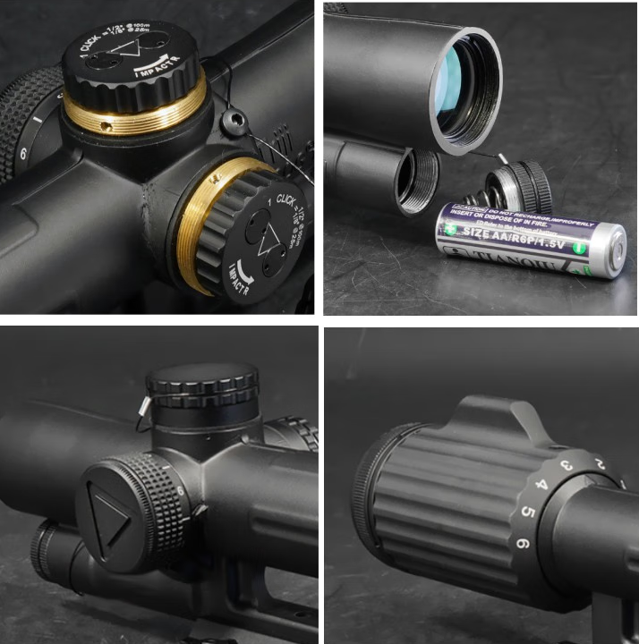 Vcog style scope 1-6x24, FFP.